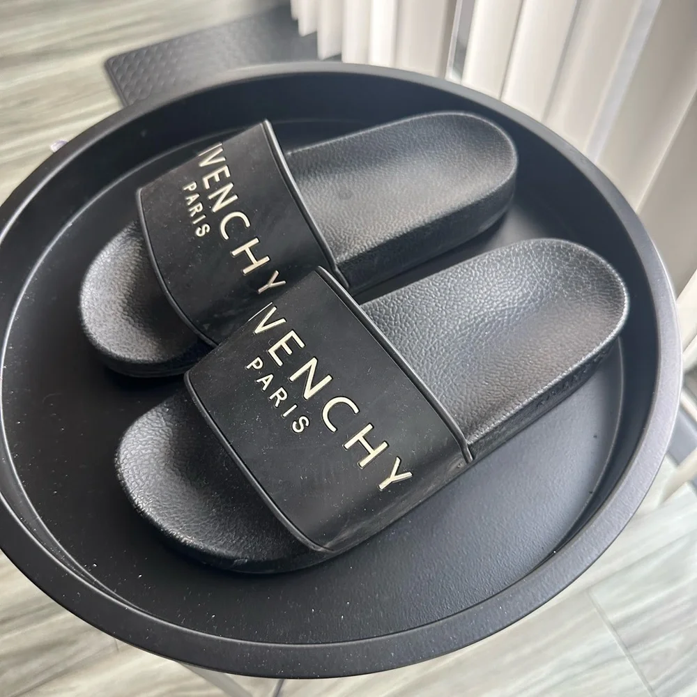 Givenchy Black Slide Sandals for women - Picture 4 of 4